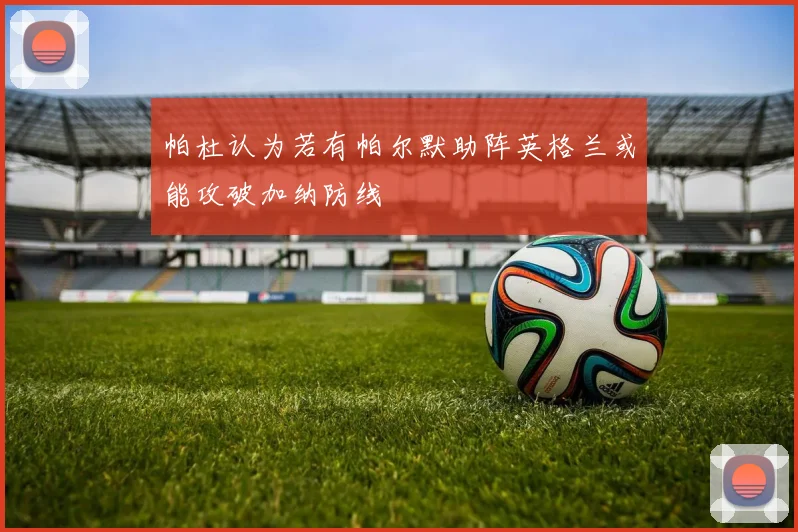 帕杜认为若有帕尔默助阵英格兰或能攻破加纳防线